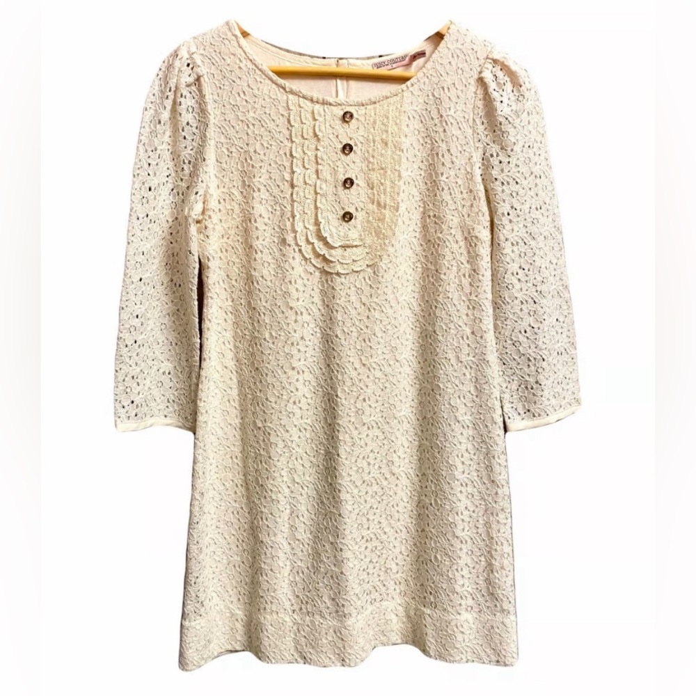 Juicy Couture 3/4 sleeve Lace Dress, sz L